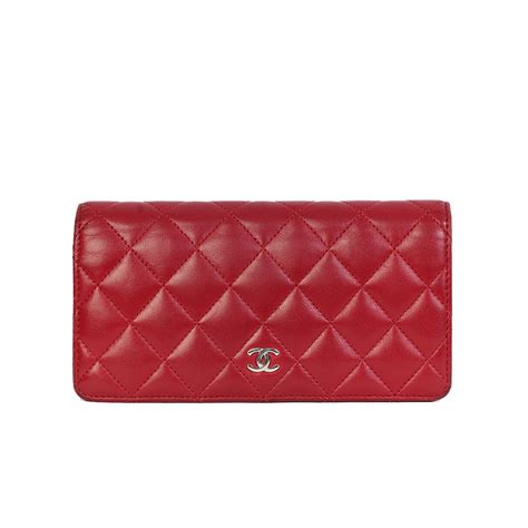 chanel classic quilted bifold wallet|Long Wallets .